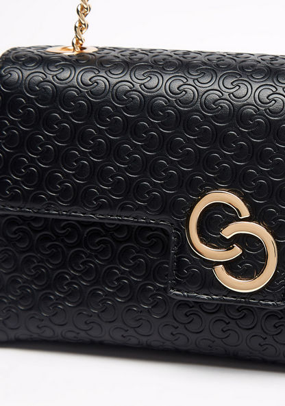 Celeste Textured Crossbody Bag with Chain Strap-Women%27s Handbags-image-4