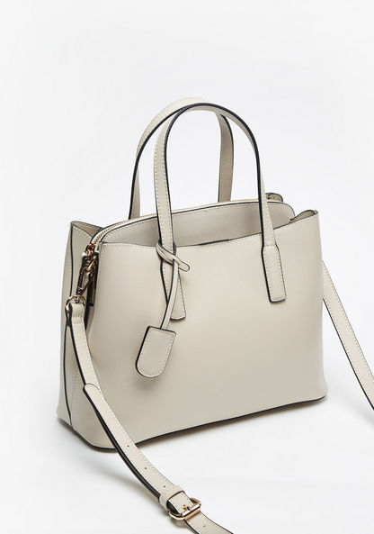 Celeste Textured Tote Bag with Twin Handles-Women%27s Handbags-image-3
