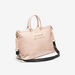 Celeste Textured Duffle Bag with Handles and Zip Closure-Women%27s Handbags-thumbnail-1