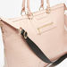 Celeste Textured Duffle Bag with Handles and Zip Closure-Women%27s Handbags-thumbnailMobile-2