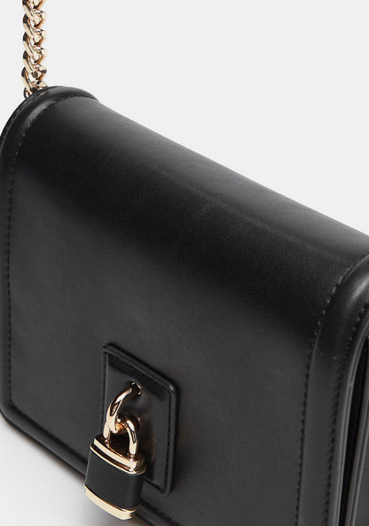 Celeste Solid Crossbody Bag with Chain Strap-Women%27s Handbags-image-3
