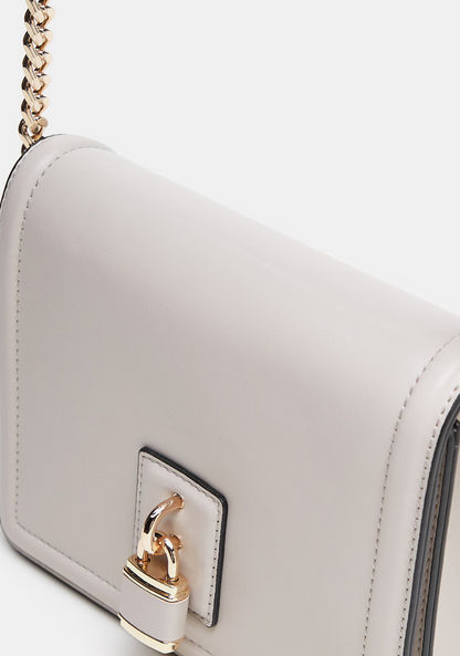 Celeste Solid Crossbody Bag with Chain Strap
