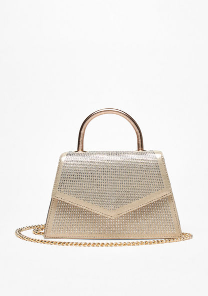 Celeste Embellished Satchel Bag with Flap Closure-Women%27s Handbags-image-1