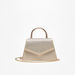 Celeste Embellished Satchel Bag with Flap Closure-Women%27s Handbags-thumbnail-1