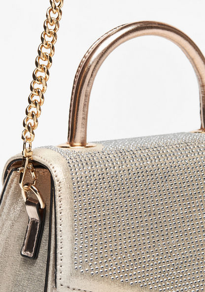 Celeste Embellished Satchel Bag with Flap Closure-Women%27s Handbags-image-3