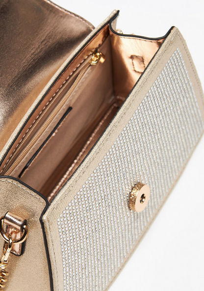 Celeste Embellished Satchel Bag with Flap Closure-Women%27s Handbags-image-5