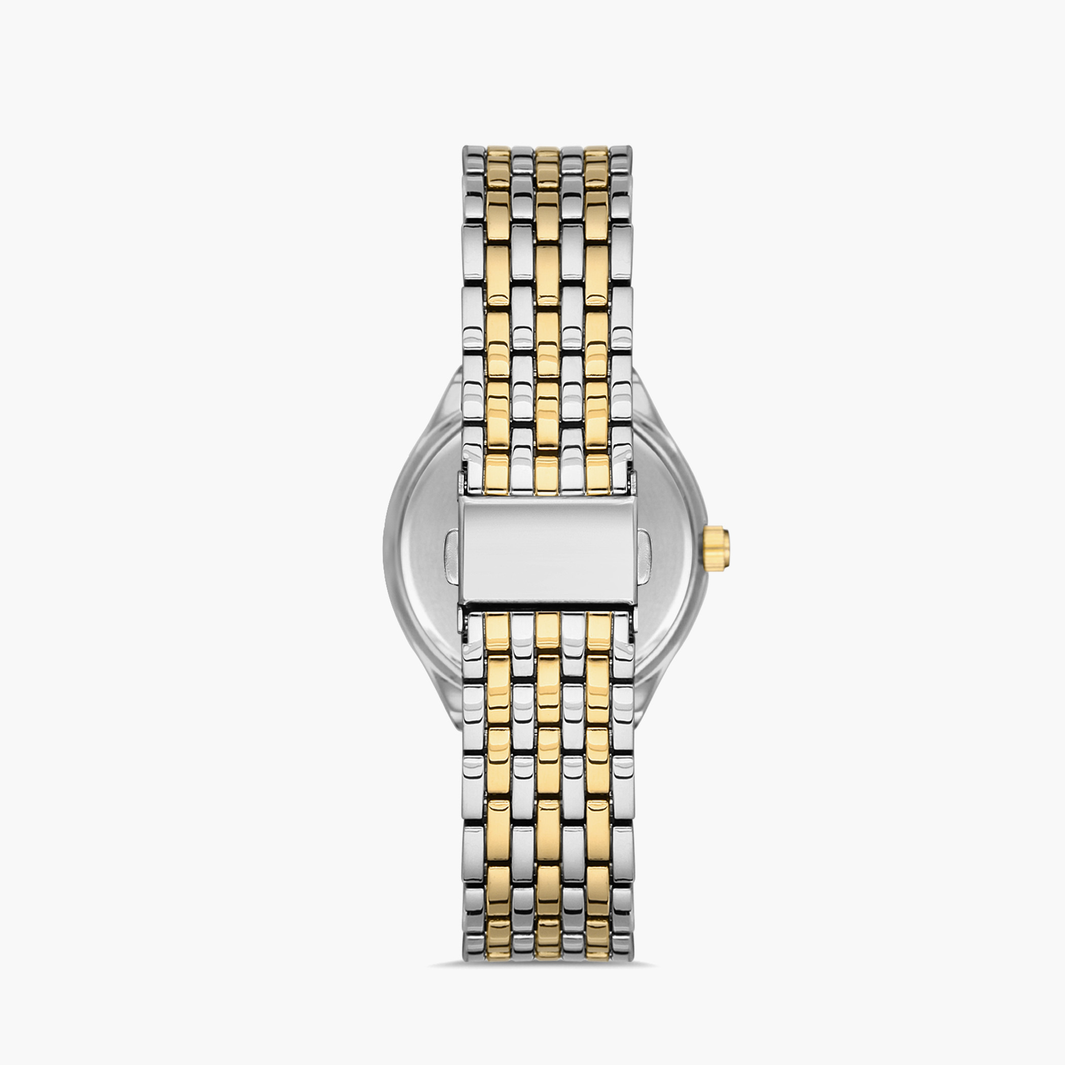 Omax Women White Dial Analog Watch with Silver & Gold Strap - 00JSS006N008-women-watchesandjewellery-watches-image-3