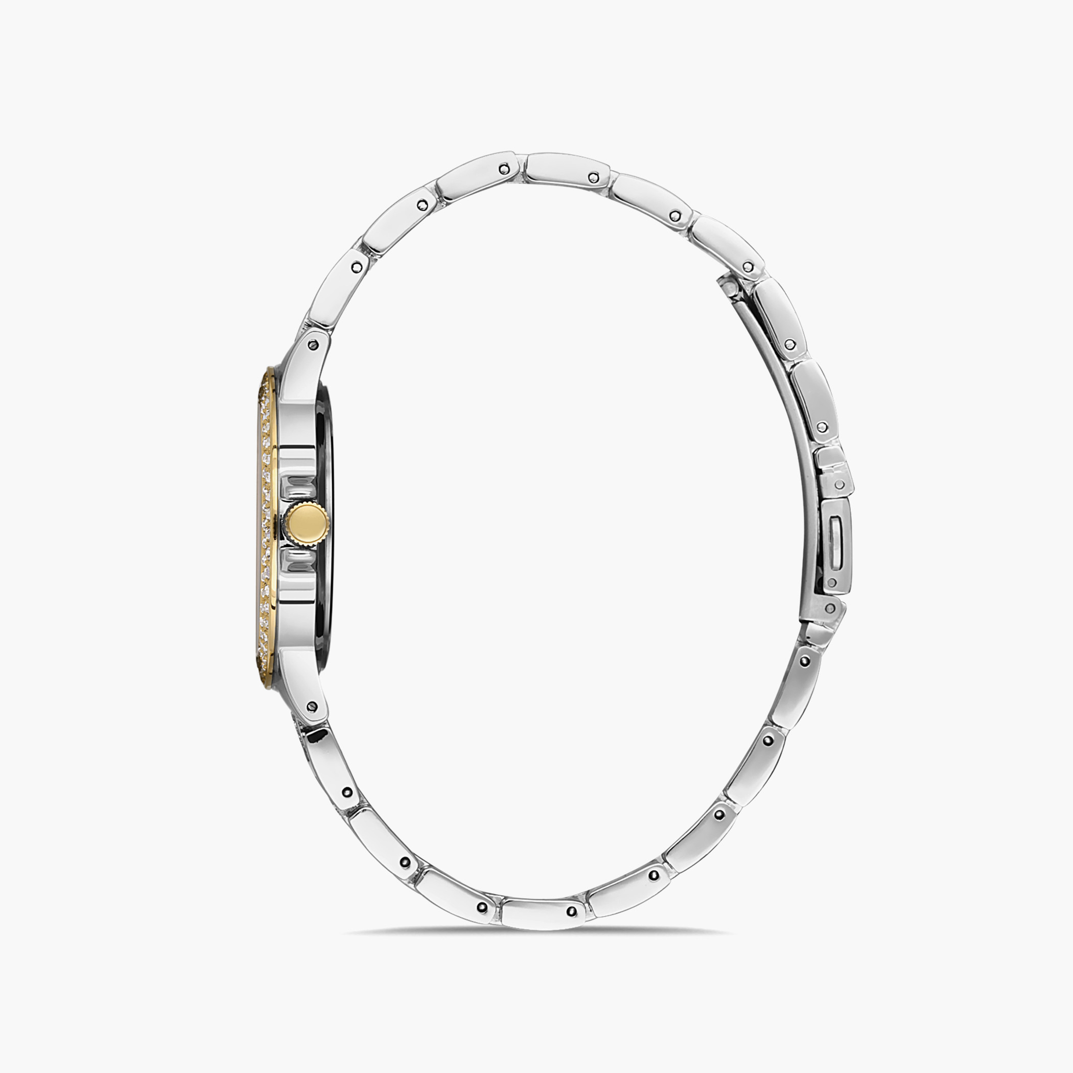 Omax Women White Dial Analog Watch with Silver & Gold Strap - 00JSS008N008 | 32 MM-women-watchesandjewellery-watches-image-2