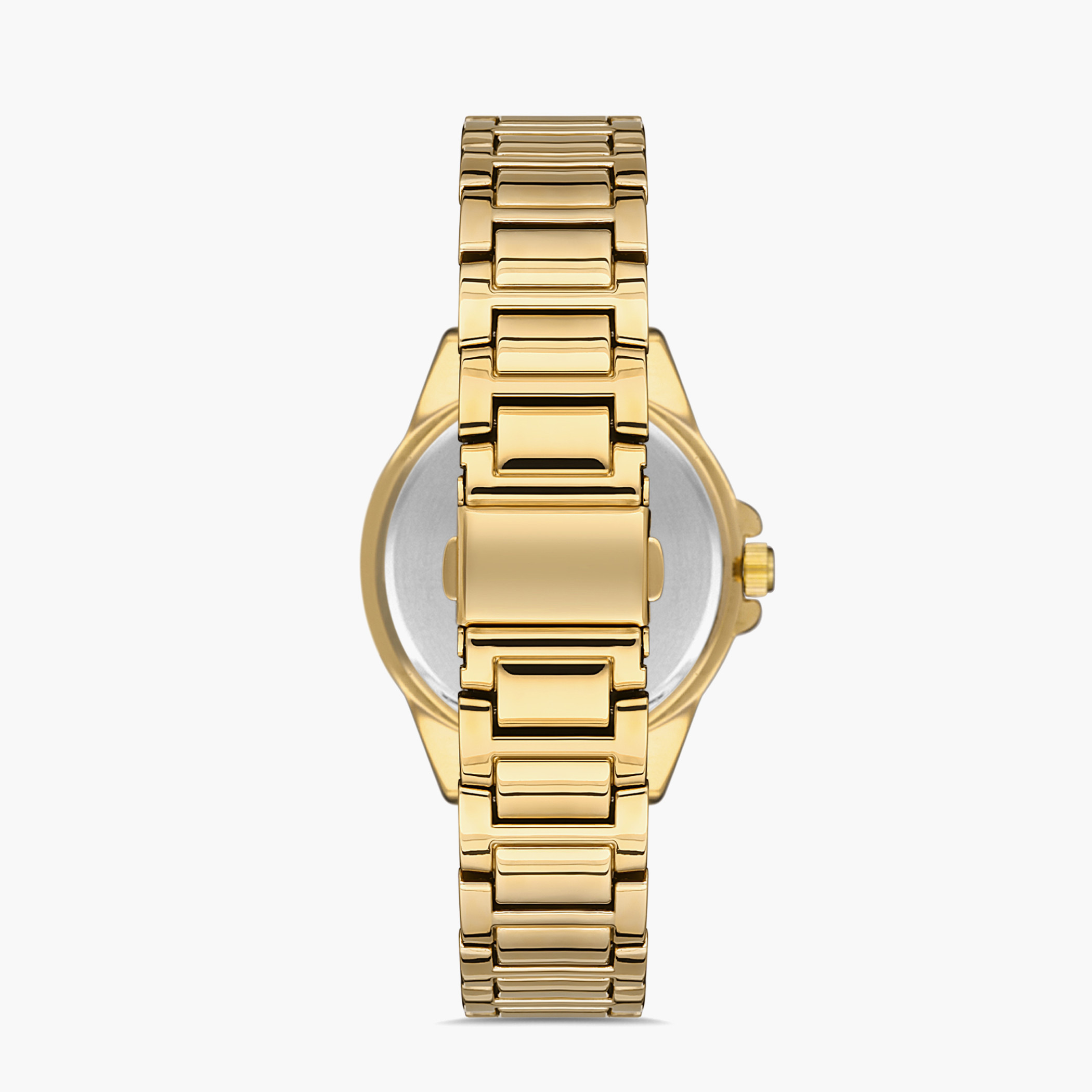 Omax Women Black Dial Analog Watch with Gold Strap - 00JSS012Q002 | 32 MM-women-watchesandjewellery-watches-image-3