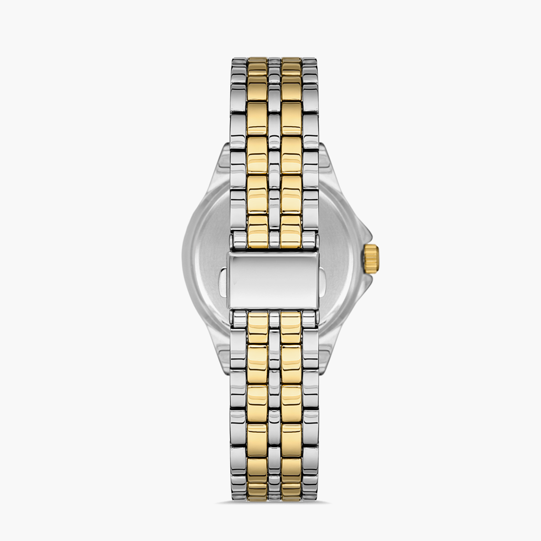  00JSS014N008 - ساعة انالوج من اوماكس للنساء بمينا ابیض مع سوار فضي وذهبي -women-watchesandjewellery-watches-image-3