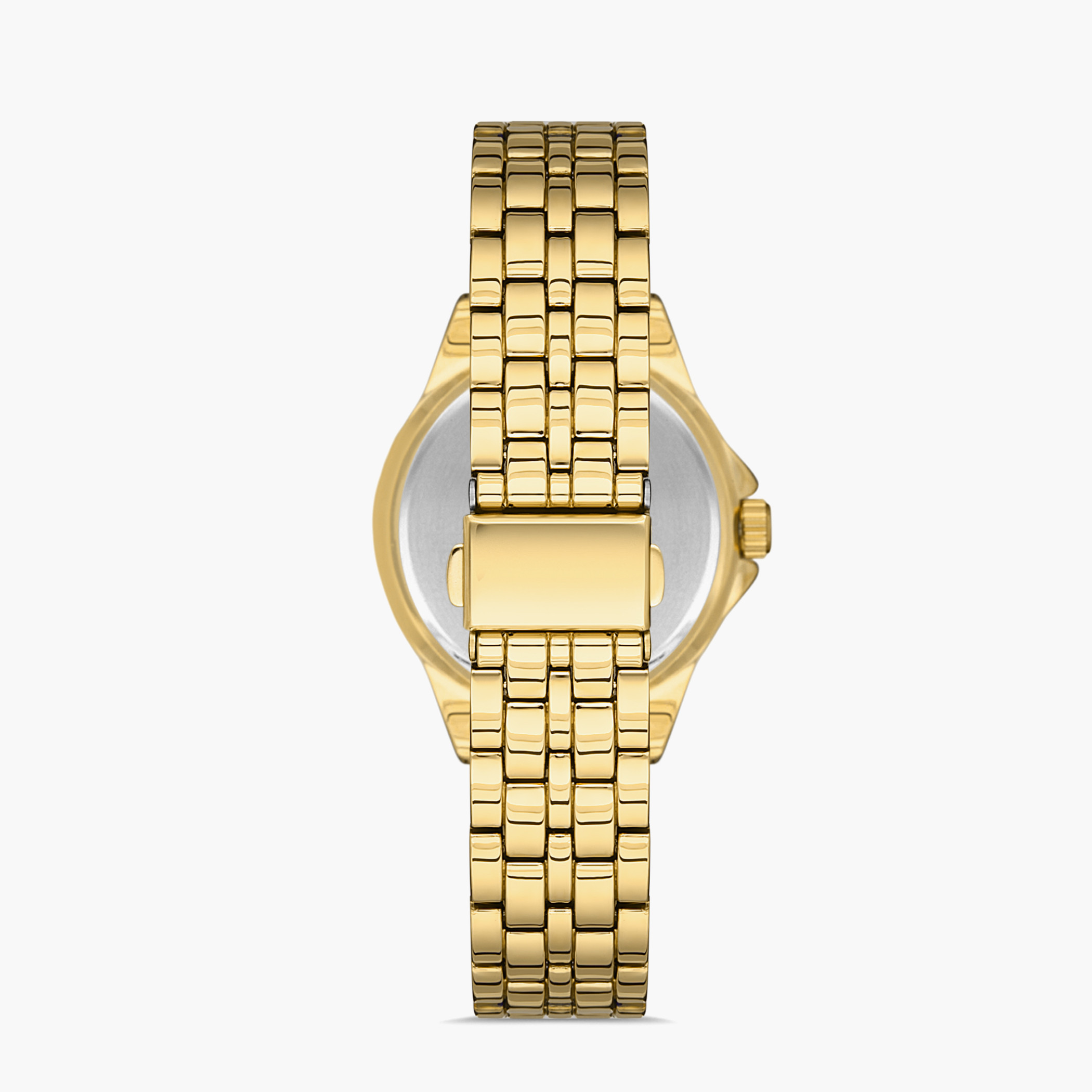 Omax Women White Dial Analog Watch with Gold Strap - 00JSS014Q008-women-watchesandjewellery-watches-image-3