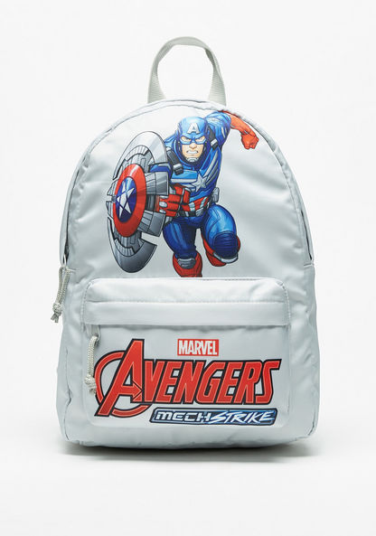 Marvel Captain America Print Backpack-Boy%27s Backpacks-image-0