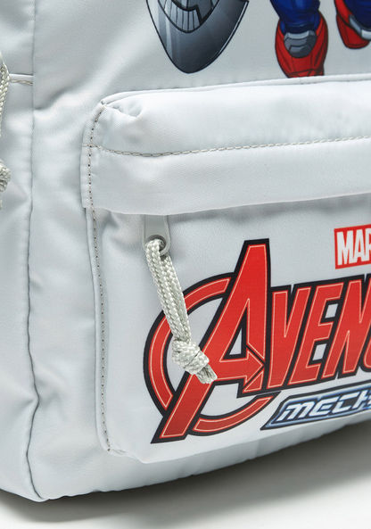 Marvel Captain America Print Backpack-Boy%27s Backpacks-image-3