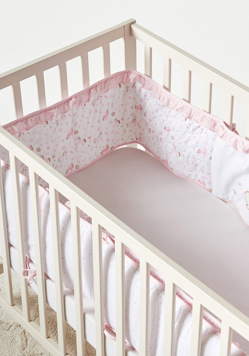 Giggles Printed Cot Bumper - 400x30 cms-Baby Bedding-image-3