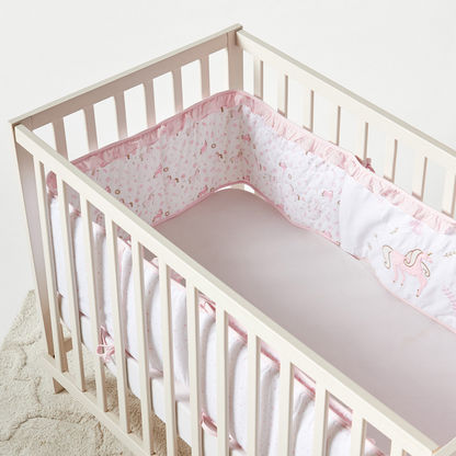 Giggles Printed Cot Bumper - 400x30 cms-Baby Bedding-image-3