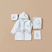 Giggles Zebra Applique Hooded Bathrobe with Hooded Towel and Washcloth-Towels and Flannels-thumbnail-0