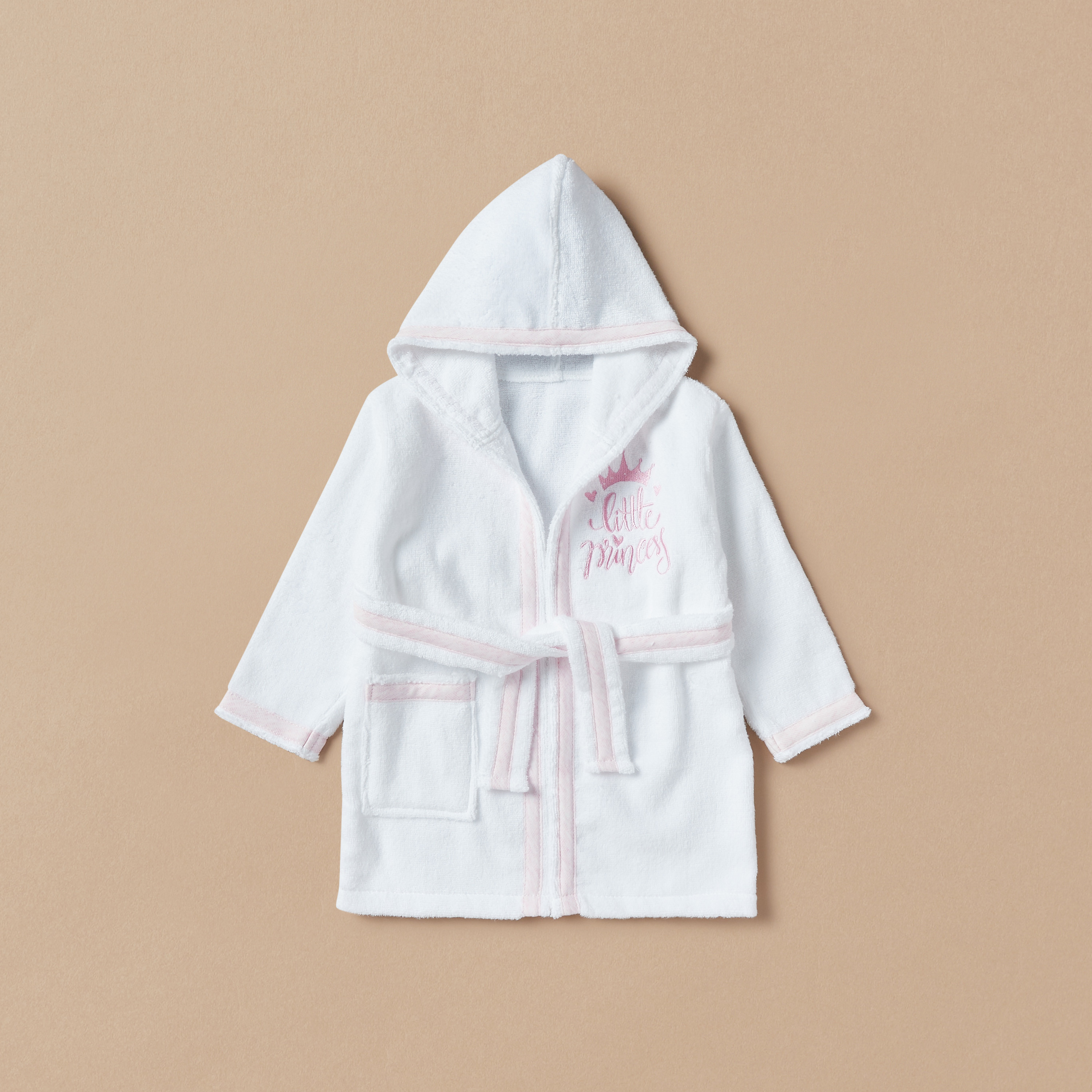 Giggles Swan Applique Hooded Bathrobe with Hooded Towel and Washcloth-baby-bathandcare-towels-image-2