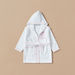 Giggles Swan Applique Hooded Bathrobe with Hooded Towel and Washcloth-Towels and Flannels-thumbnail-1