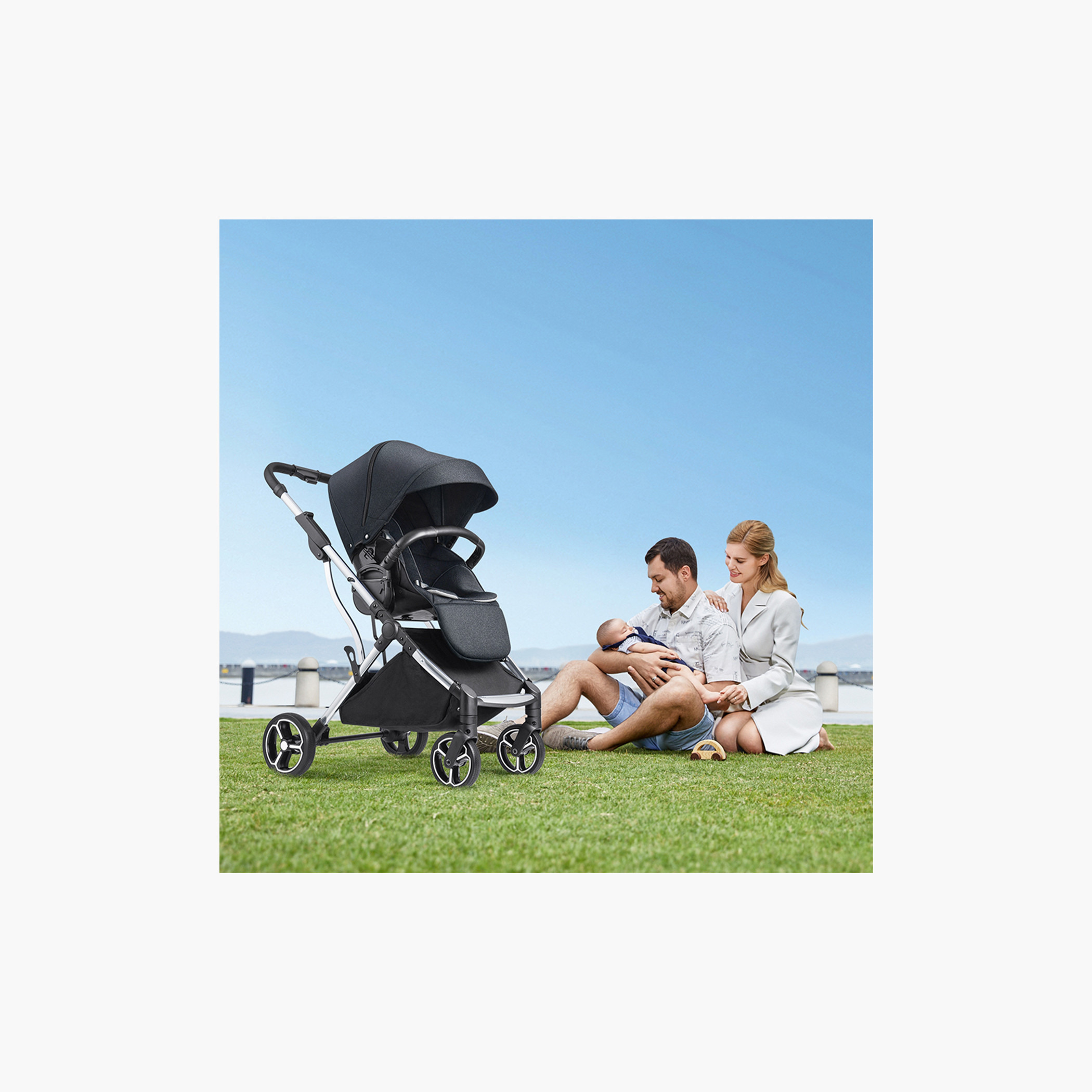GOKKE Reversible Baby Stroller with Canopy-baby-gear-strollersandprams-strollers-image-7