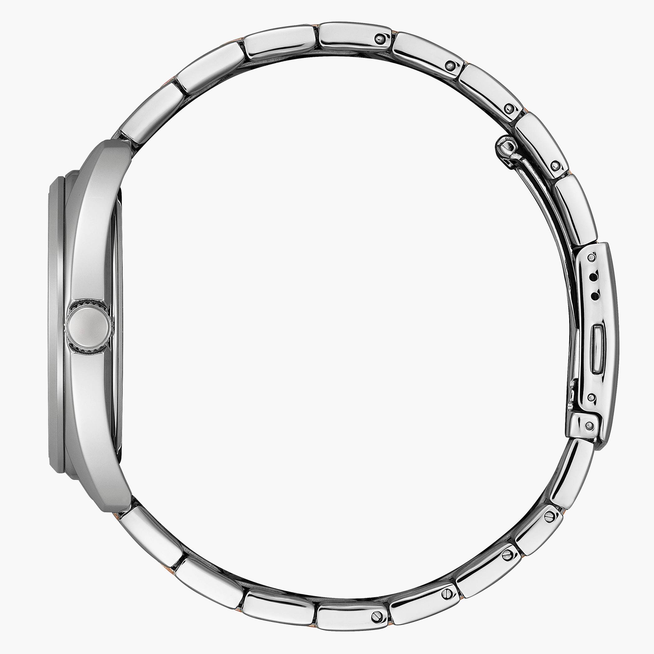  BI5100-58A - ساعة انالوج من سيتيزن كوارتز للرجال بمينا أبیض مع سوار فضي -men-watchesandjewellery-watches-image-2