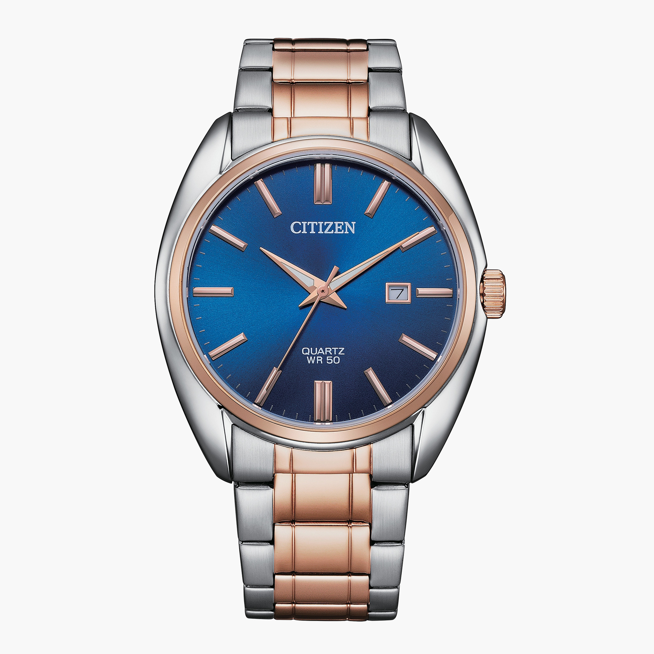 Citizen quartz watch discount silver and gold