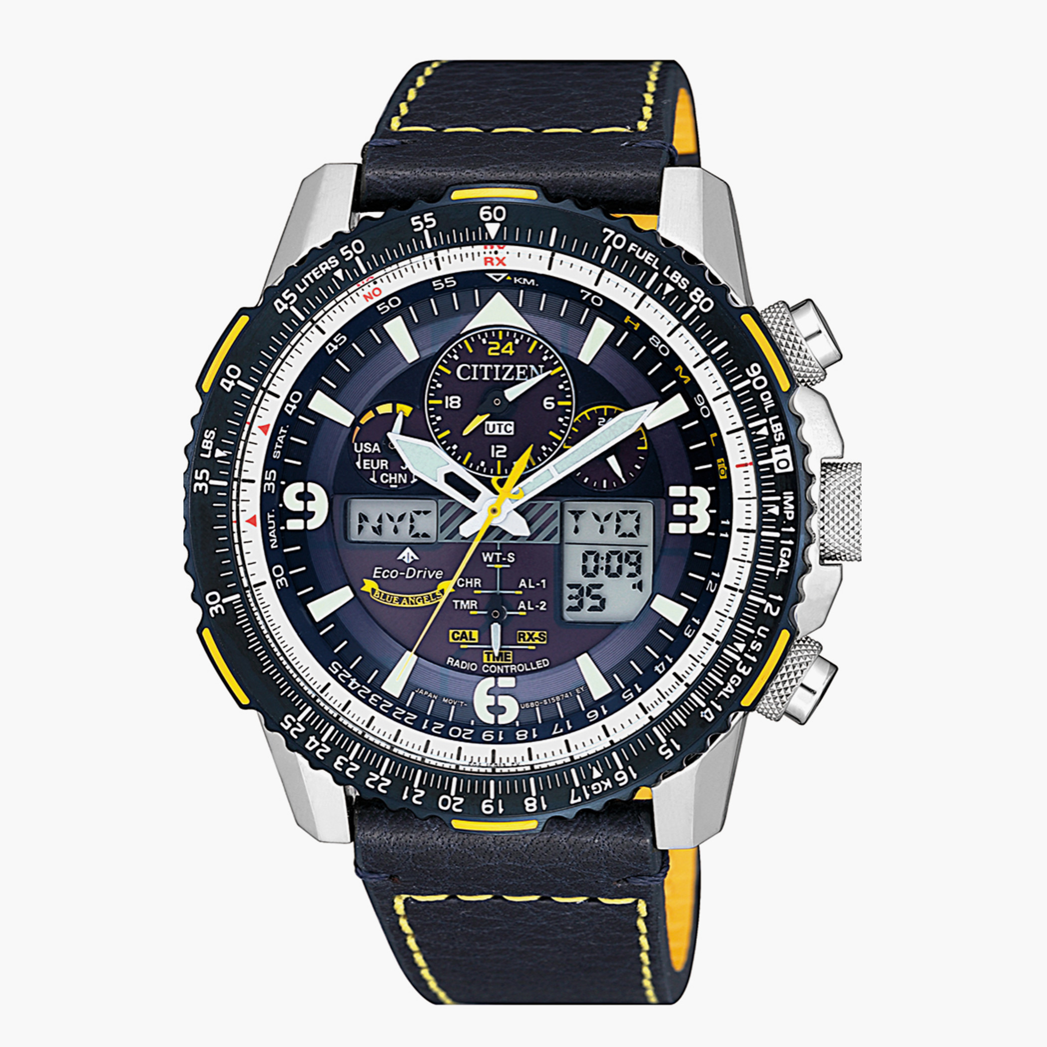 Promaster Digital Shop Citizen Promaster Men Blue Dial Analog-Digital Watch with Blue ...