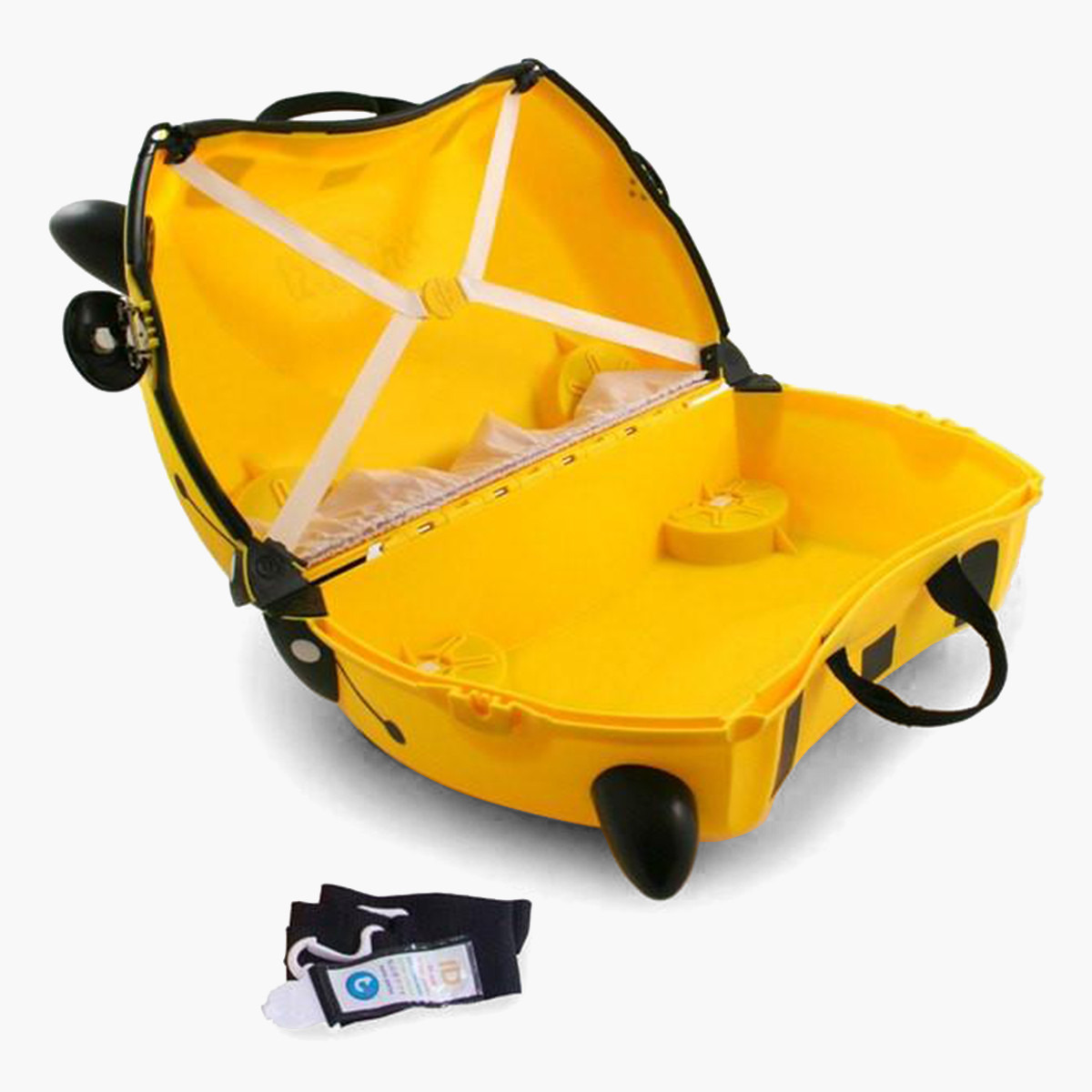 Trunki Bernard Bumble Bee Print Ride-On Suitcase-travel-kidstrolleyandbags-image-3