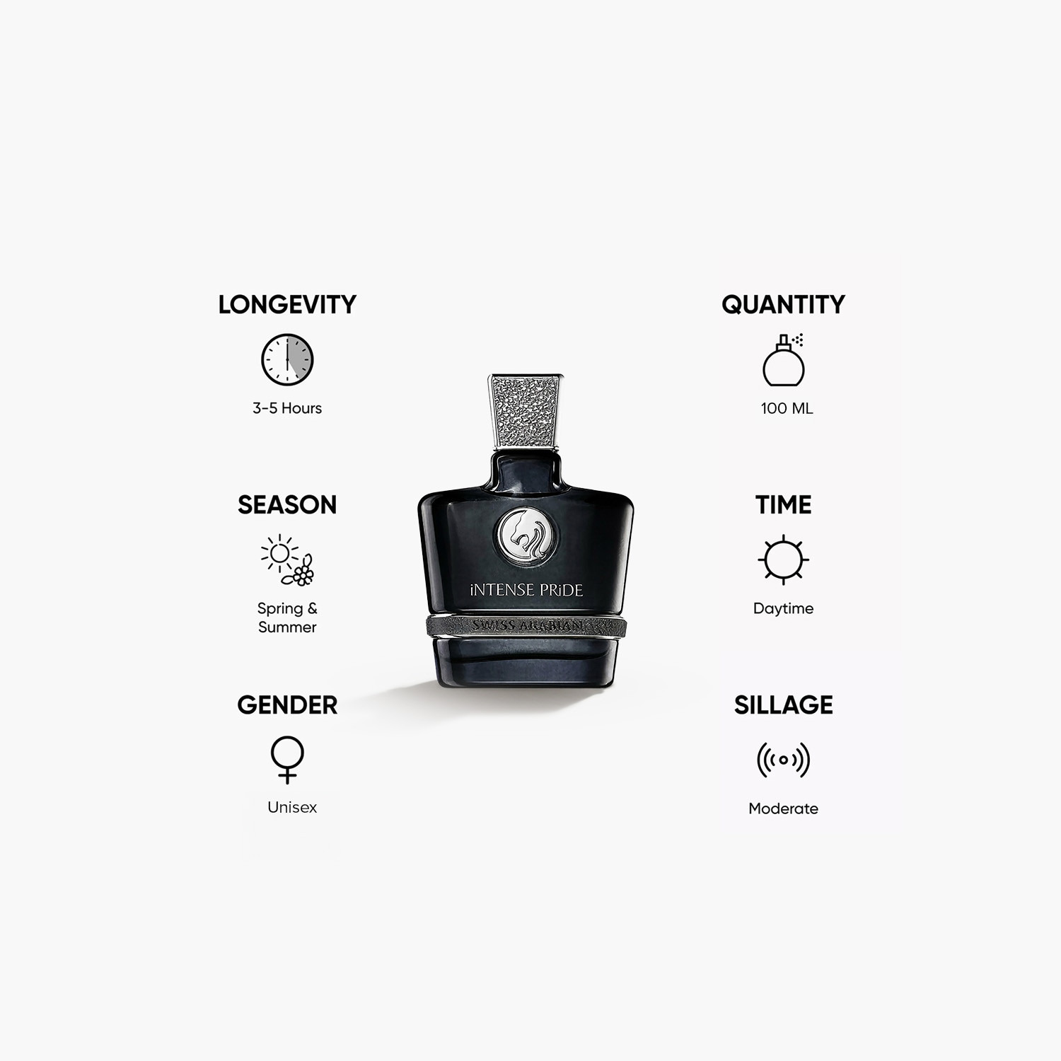 Swiss Arabian Intense Pride Unisex Eau De Parfum Spray - 100 ml-beautyandpersonalcare-fragrance-men-image-5