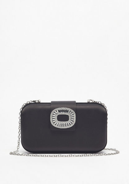Celeste Embellished Clutch with Chain Strap