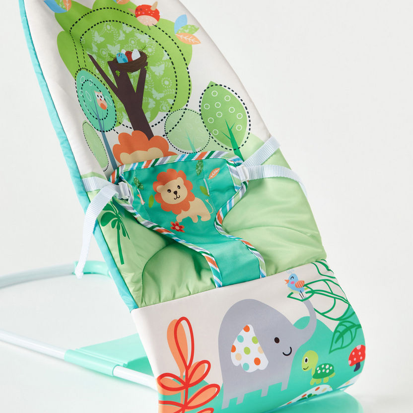 Juniors Luke Printed Bouncing Chair with Toy Bar-Infant Activity-image-5