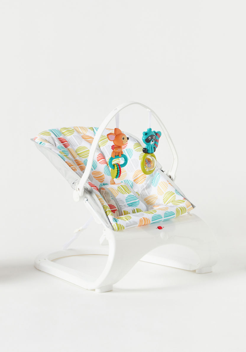 Juniors Sierra Printed Bouncing Chair with Toy Bar-Infant Activity-image-0