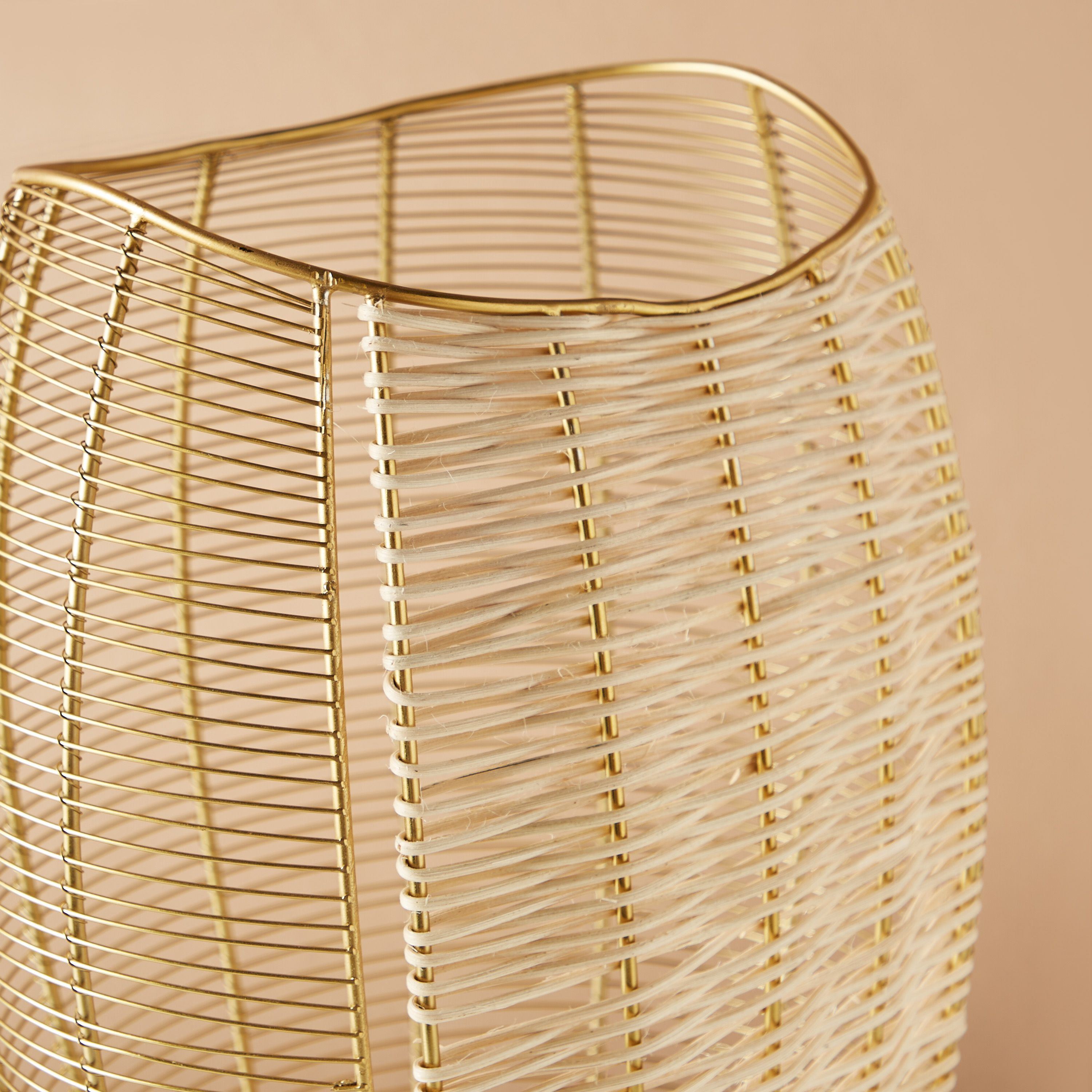 Metallic Pillar Candleholder - 23x18x40 cms-household-decor-candleholdersandlanterns-image-5