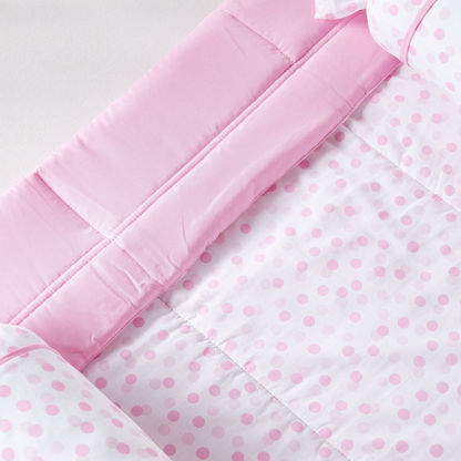 Juniors 2-Piece Polka Dot Print Bolster Set with Mat and Pillow-Baby Bedding-image-3