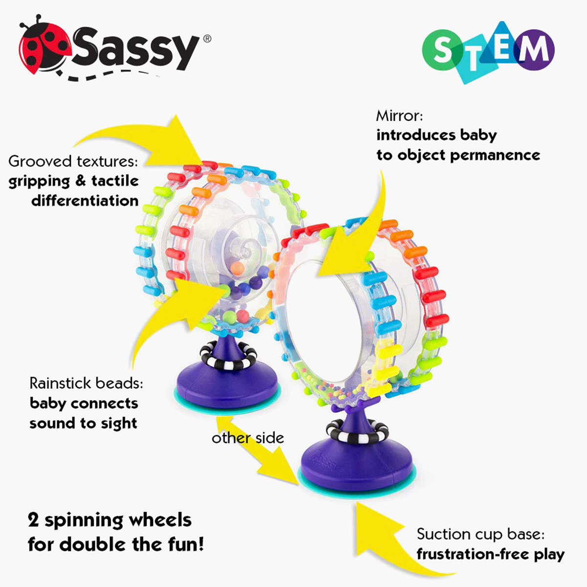 Sassy sales wheel toy