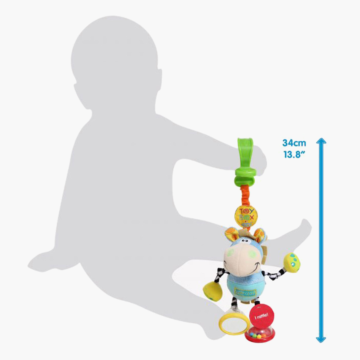 لعبة مشبك عربة أطفال توي بوكس دينجلي دانجلي من بلاي جرو-toys-babyandtoddlertoys-strollertoys-image-4