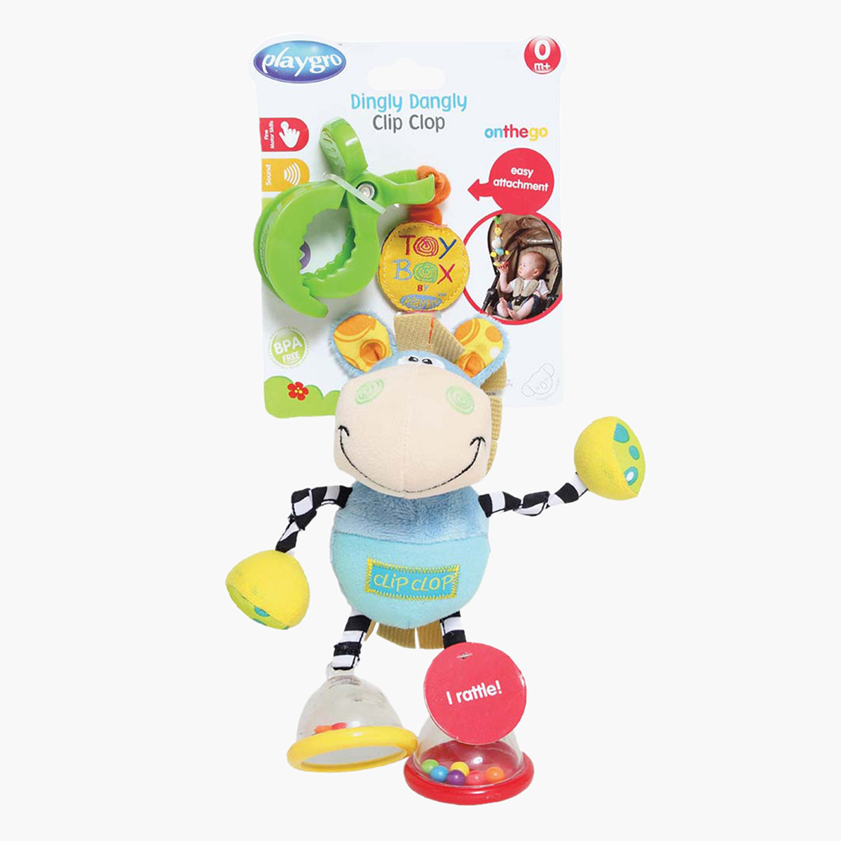 لعبة مشبك عربة أطفال توي بوكس دينجلي دانجلي من بلاي جرو-toys-babyandtoddlertoys-strollertoys-image-6