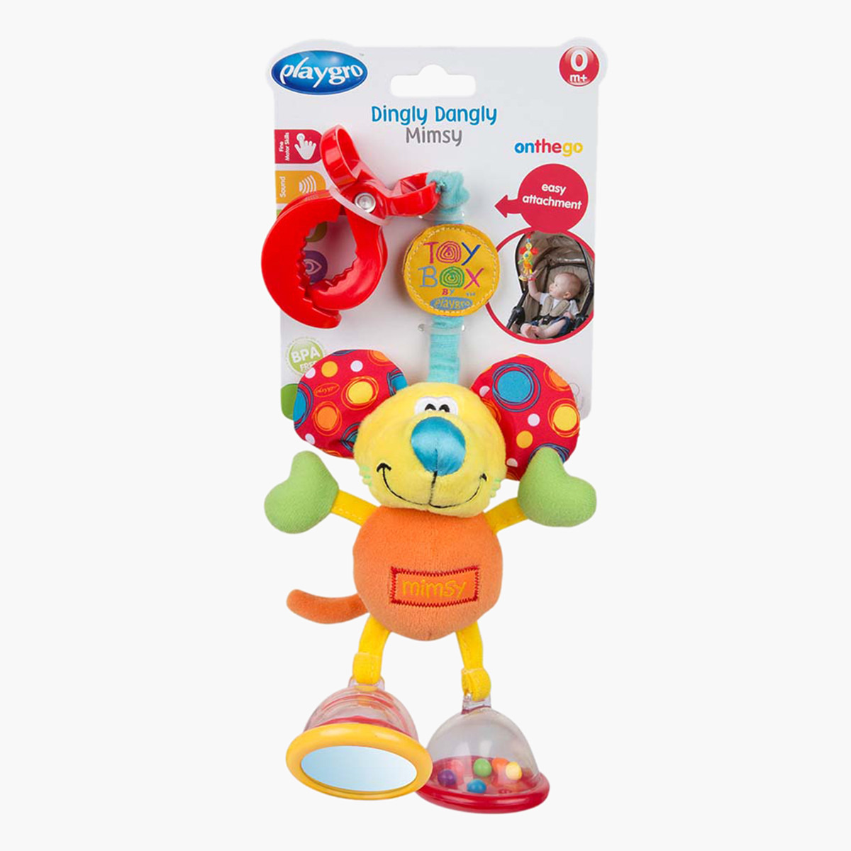 Playgro Toy Box Dingly Dangly Mimsy Toy-toys-babyandtoddlertoys-strollertoys-image-2