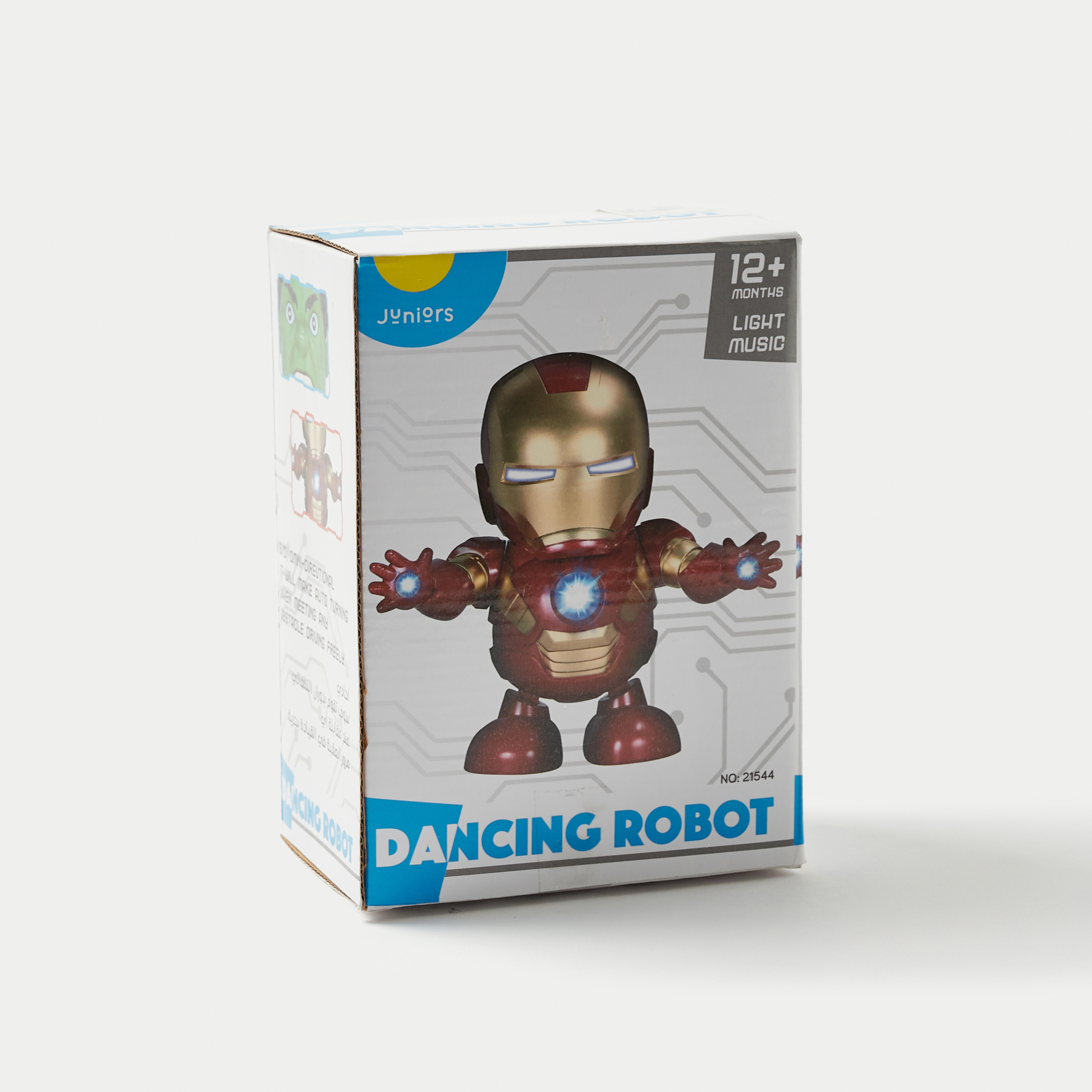 Iron man store dancing light robot