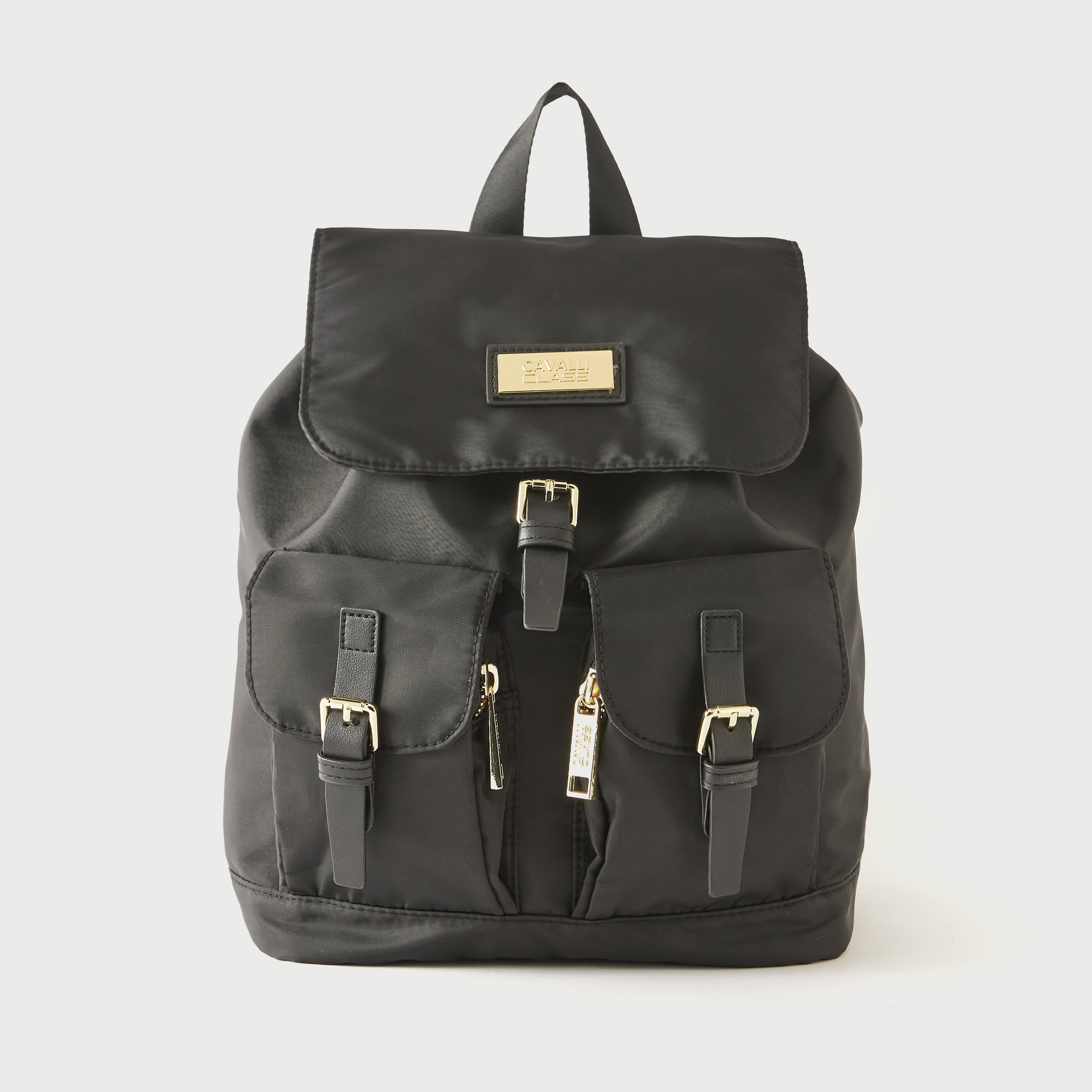 Cavalli Class Backpack with Adjustable Straps and Buckle Closure