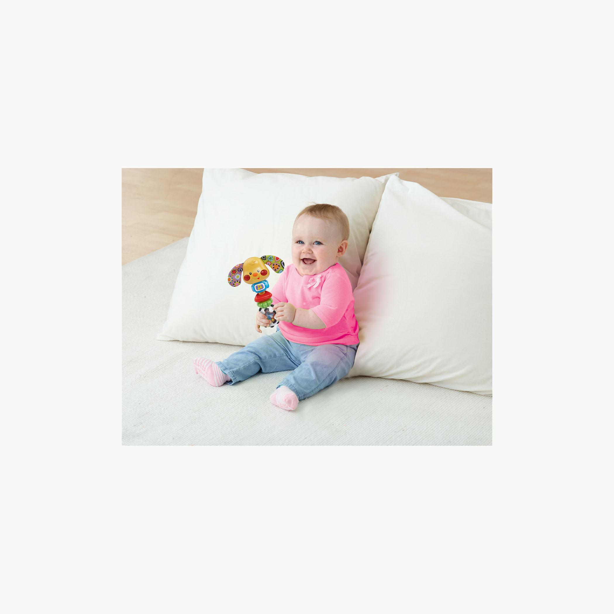 V-Tech Playtime Puppy Rattle-toys-babyandtoddlertoys-rattlesandteethers-image-2