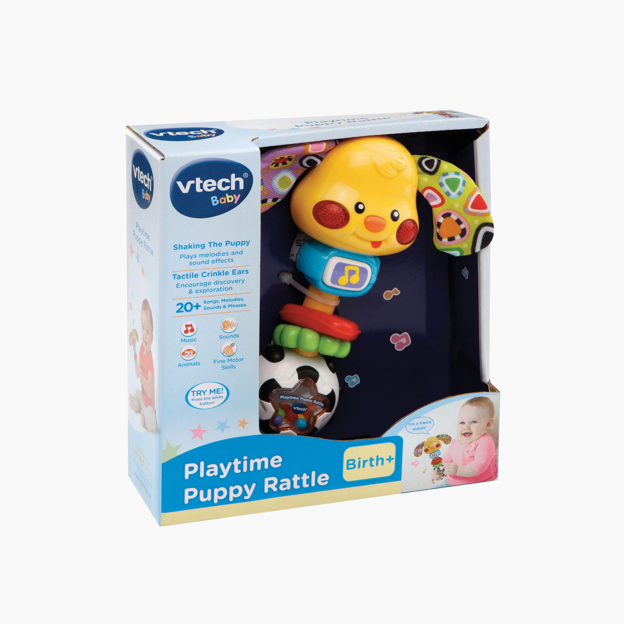 V-Tech Playtime Puppy Rattle-toys-babyandtoddlertoys-rattlesandteethers-image-4