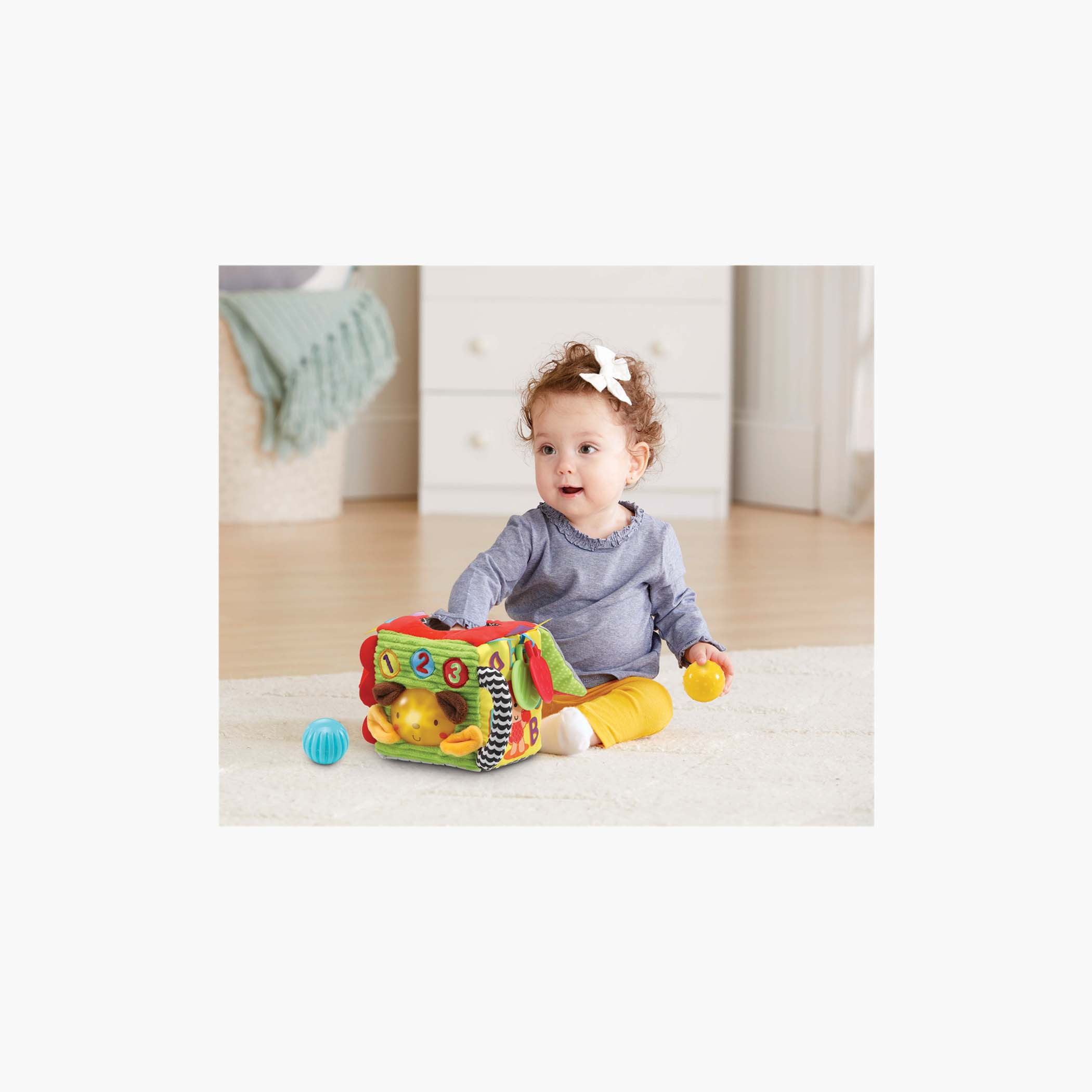 2019 Hot Sale Baby Sensory Development Toys Infant store Soft Activity Cube Toy