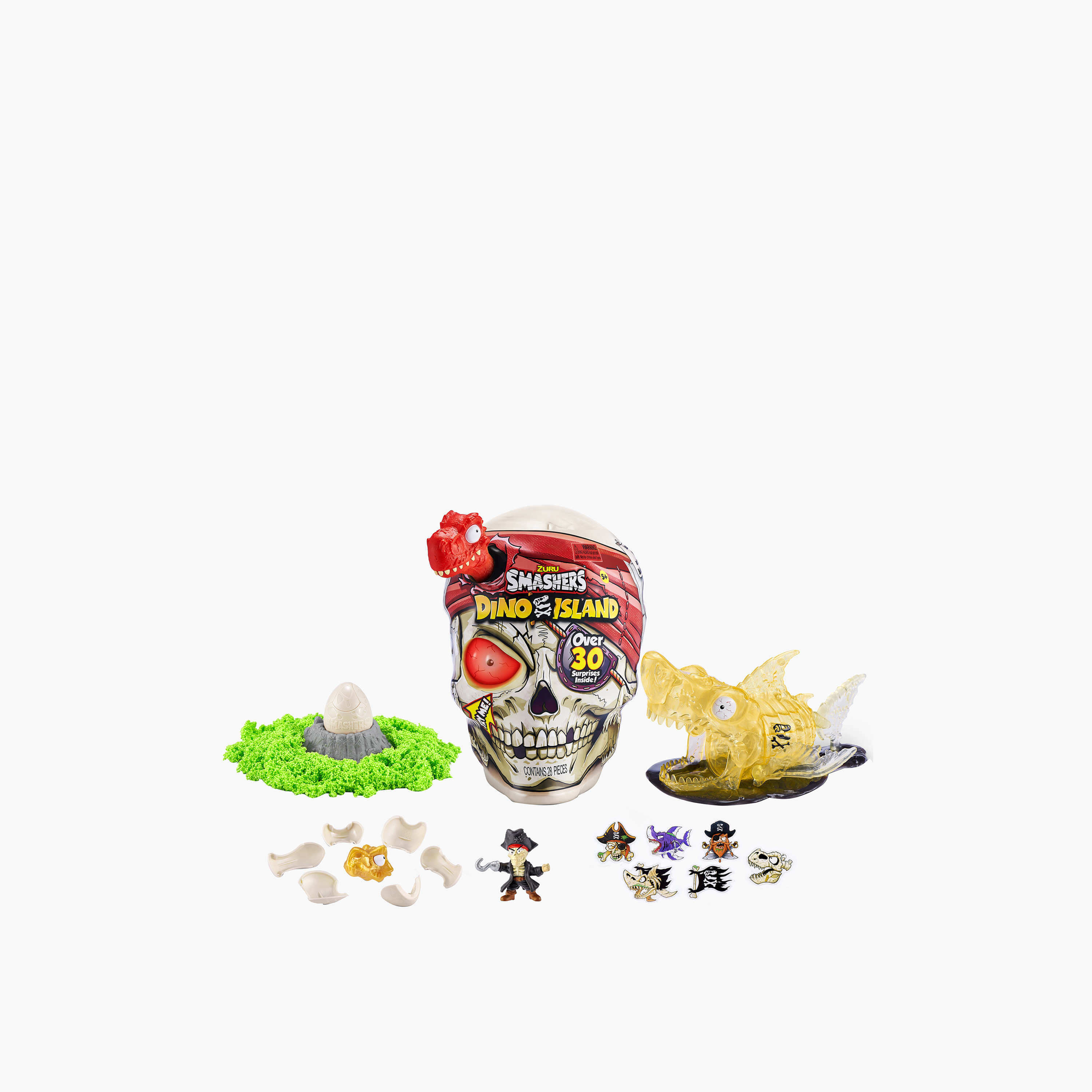 مجموعة لعب الجمجمة العملاقة سماشر دينو آيلاند من من زورو-toys-playfigures-actionplaysets-image-13