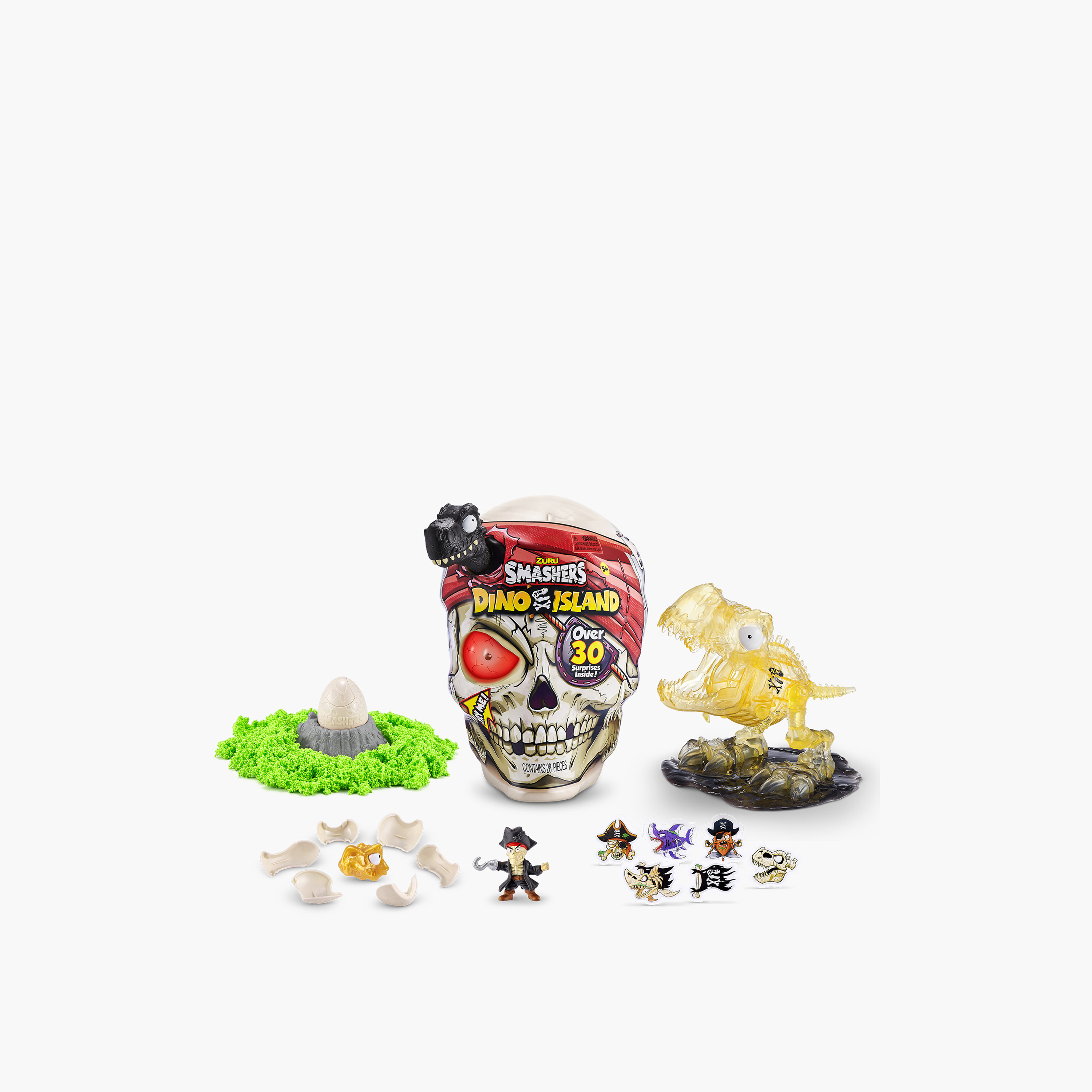 مجموعة لعب الجمجمة العملاقة سماشر دينو آيلاند من من زورو-toys-playfigures-actionplaysets-image-10