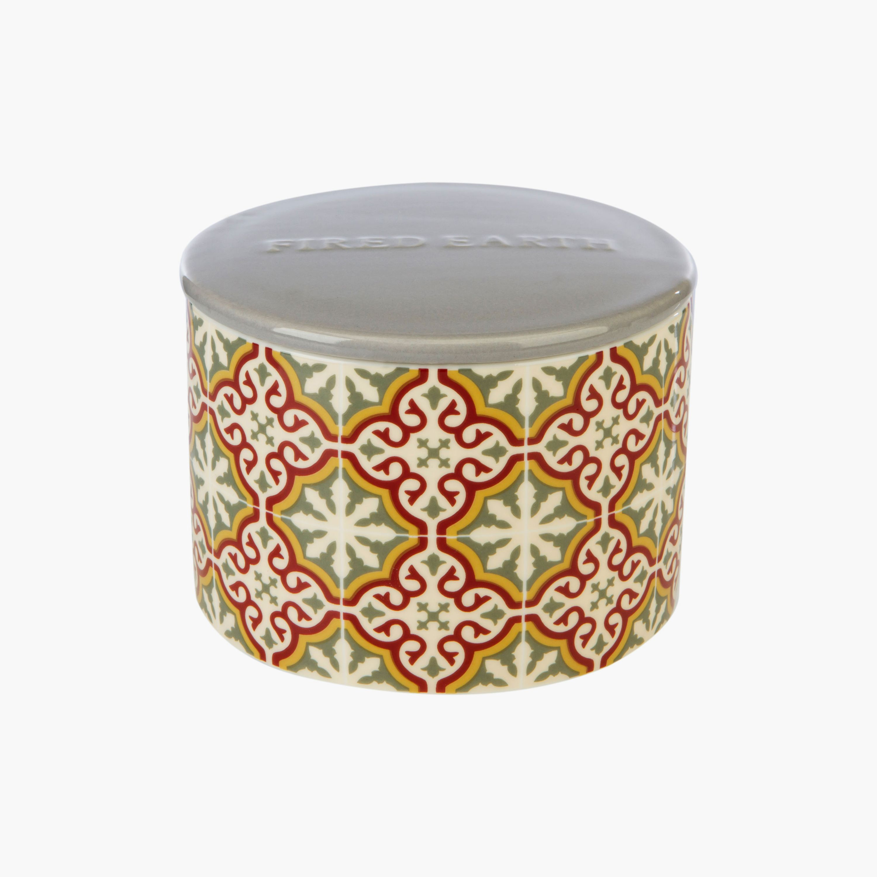 Fired Earth Emperors Red Tea Jar Candle - 18 cms-household-homefragrance-candles-image-3