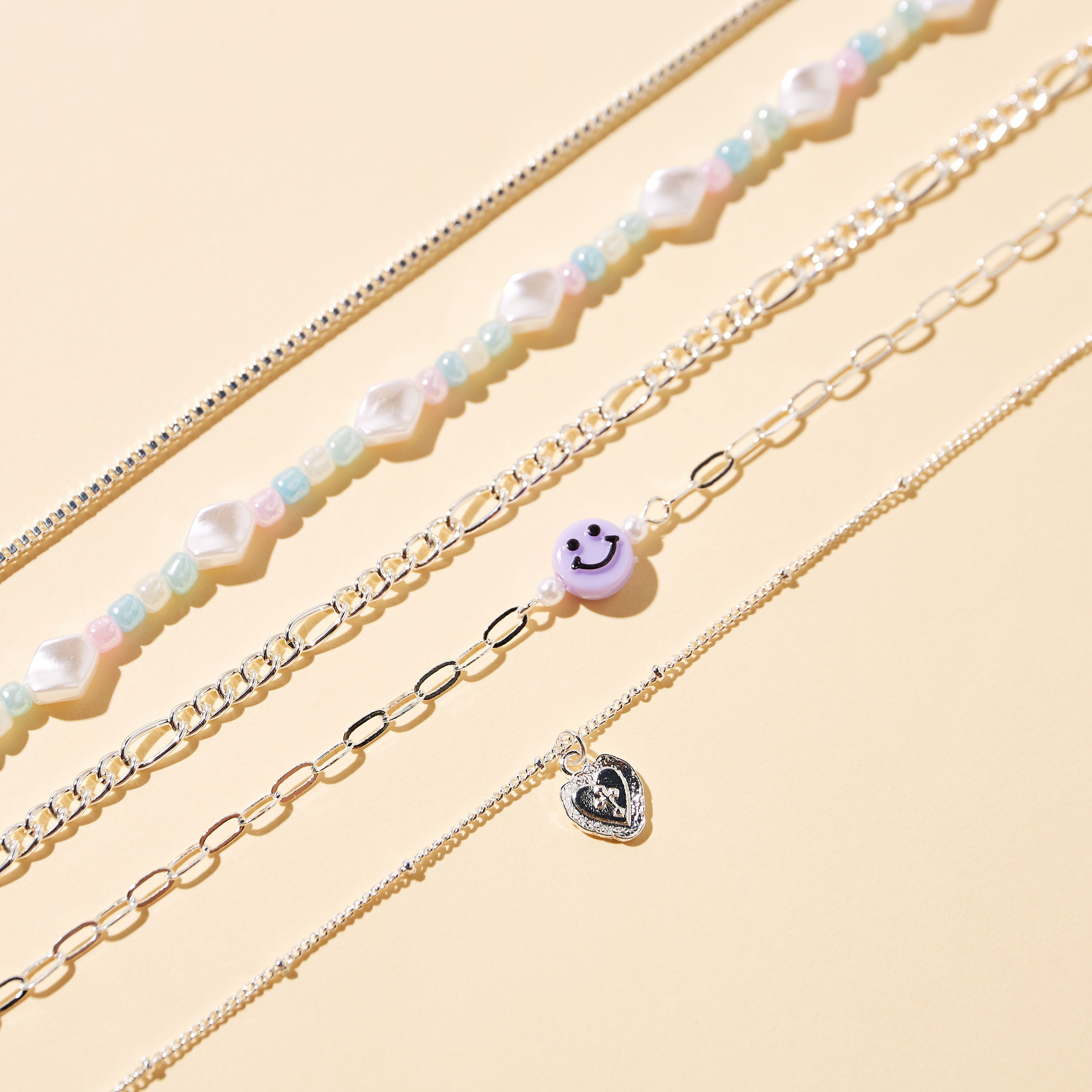 Assorted Anklet with Lobster Clasp - Set of 5-women-watchesandjewellery-jewellery-anklets-image-3