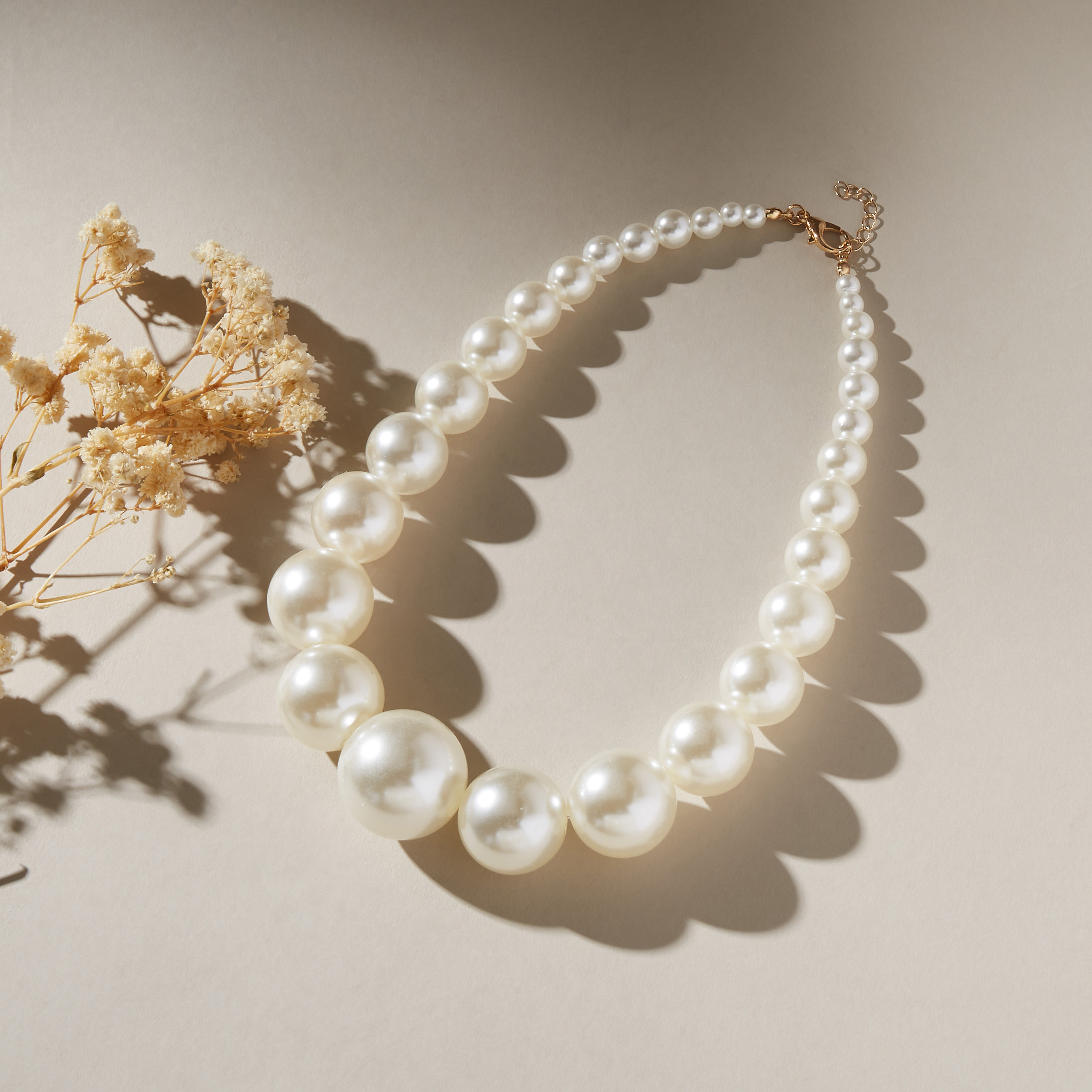 Pearl Necklace and Earrings Set-women-watchesandjewellery-jewellery-jewellerysets-image-4
