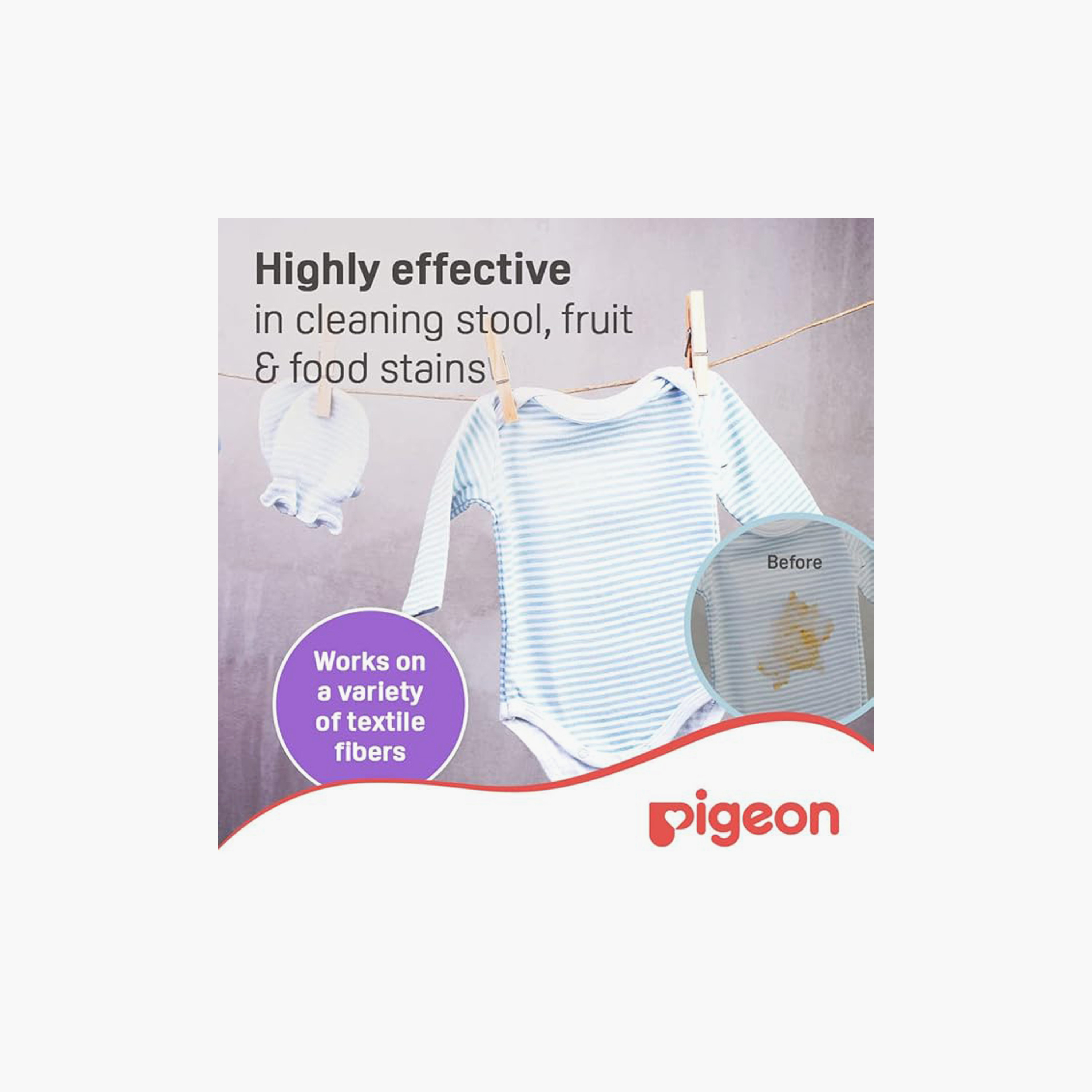 Pigeon Baby Laundry Detergent Bottle - 900 ml-baby-feeding-cleaningliquids-image-4