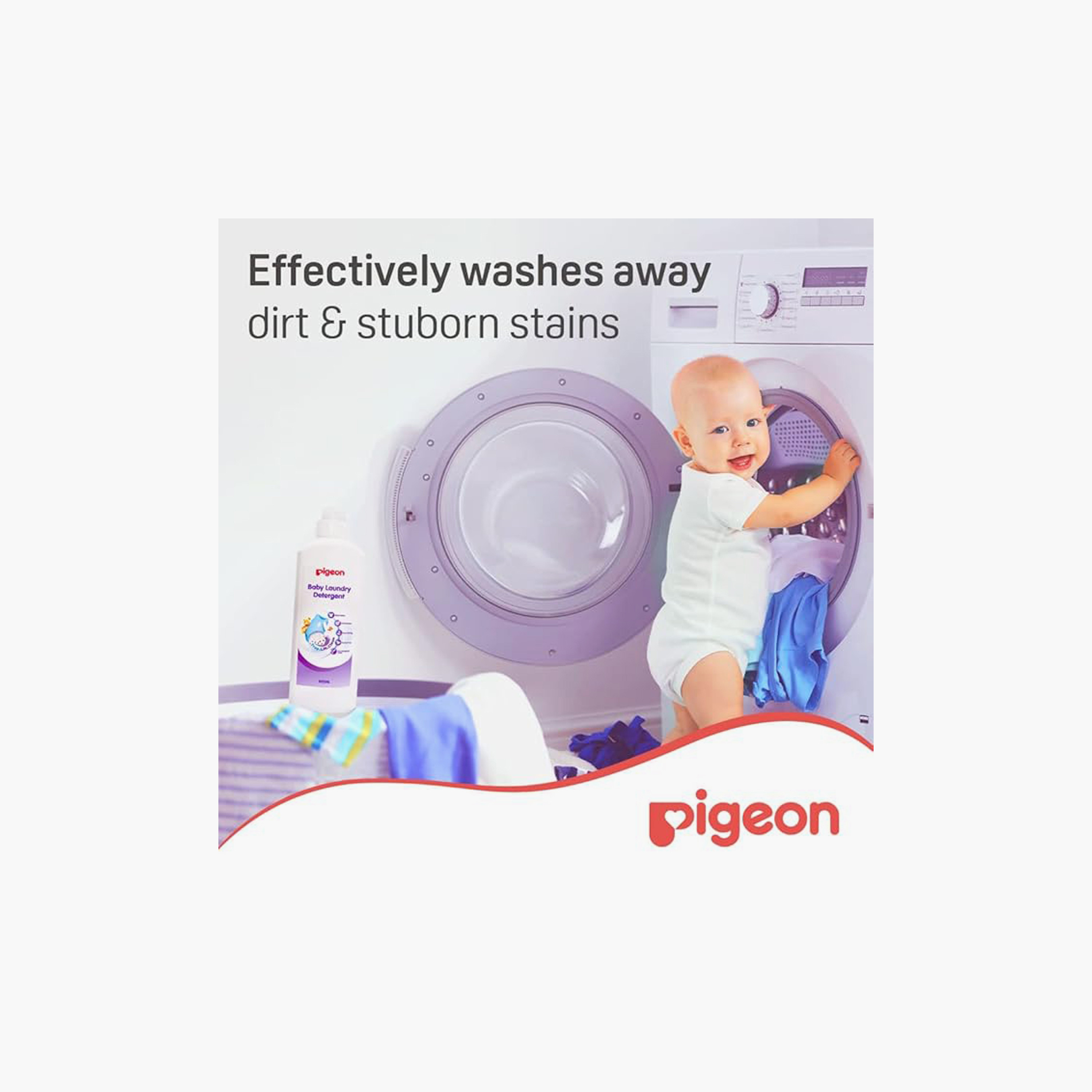 Pigeon Baby Laundry Detergent Bottle - 900 ml-baby-feeding-cleaningliquids-image-5