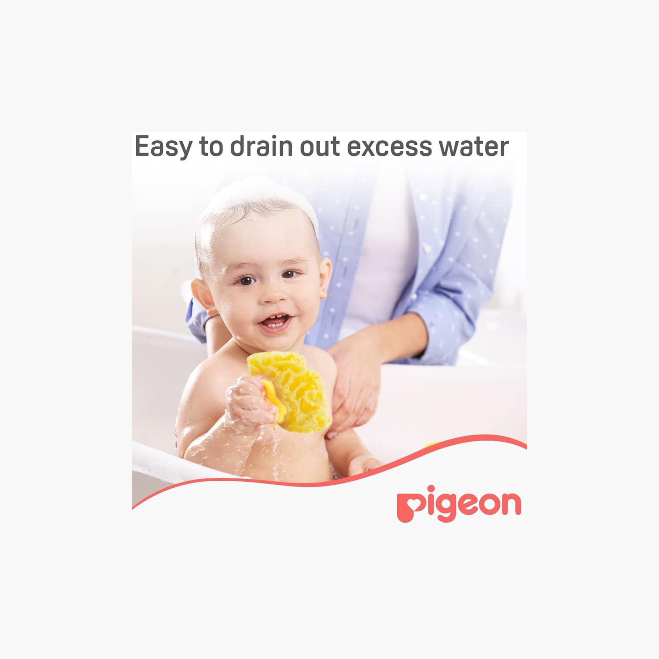 Pigeon Natural Baby Bath Sponge-baby-bathandcare-bathtubs-image-3